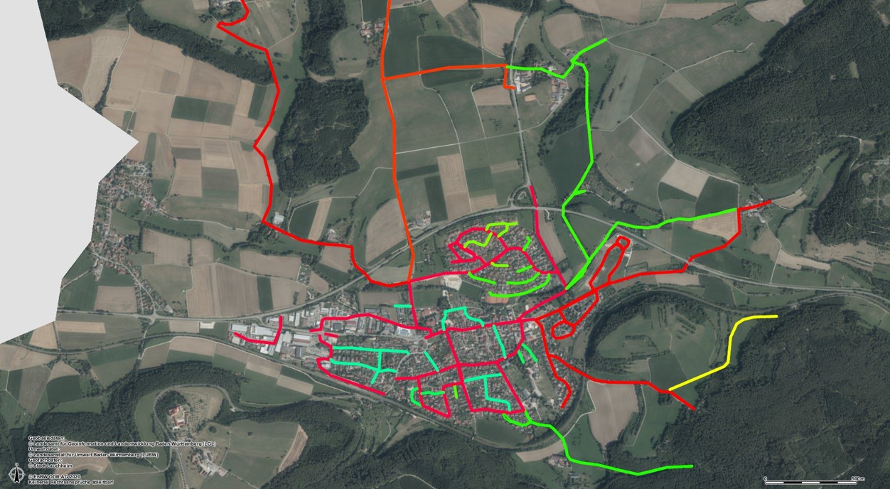 Winterdienstplan mit dem Fahrzeug Unimog