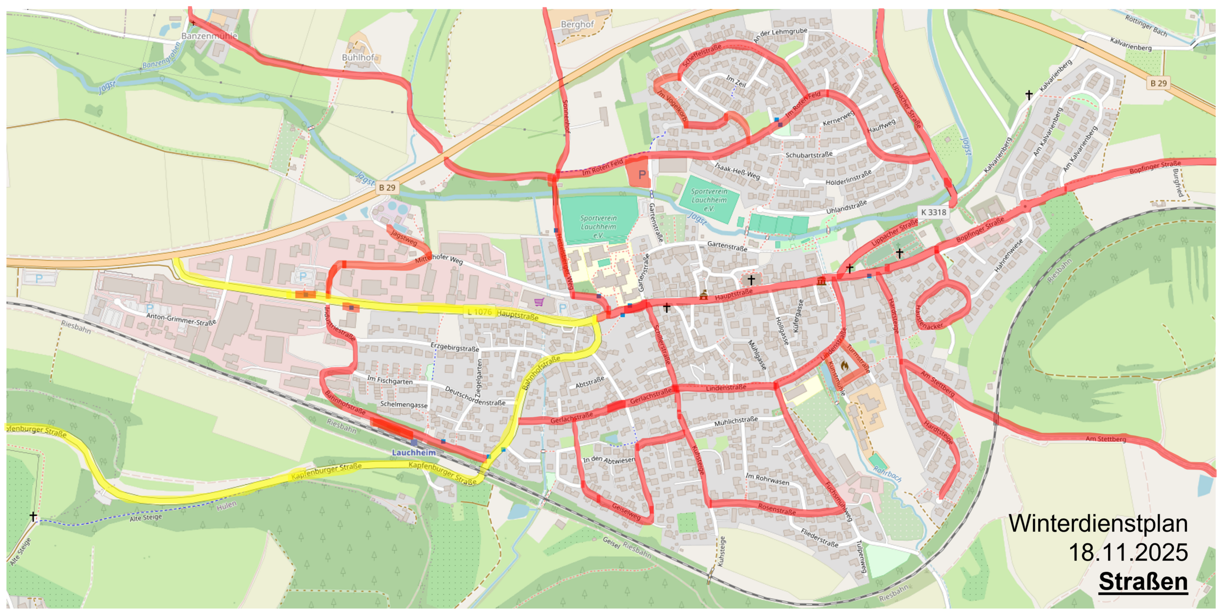 Winterdienstplan Lauchheim Straßen (Unimog)