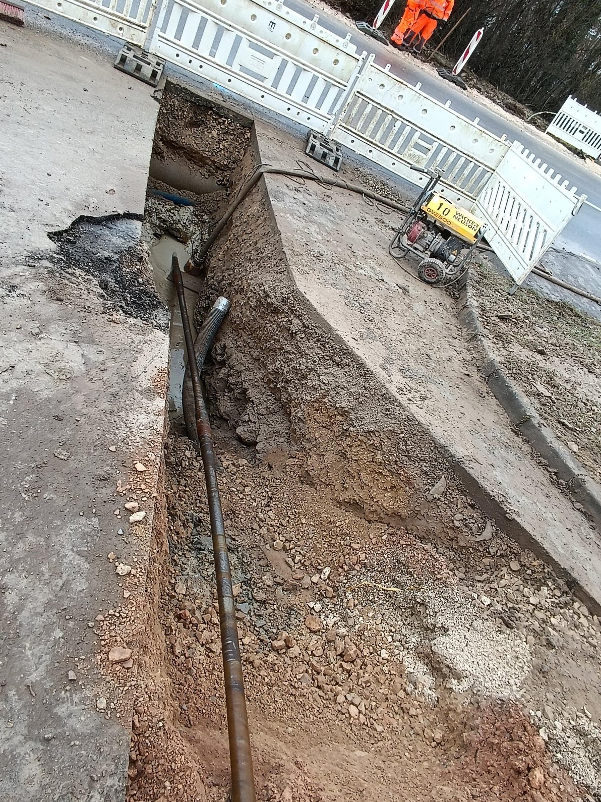 Breitbandausbau "Weiße Flecken" - Spühlborhung Kapfenburger Straße