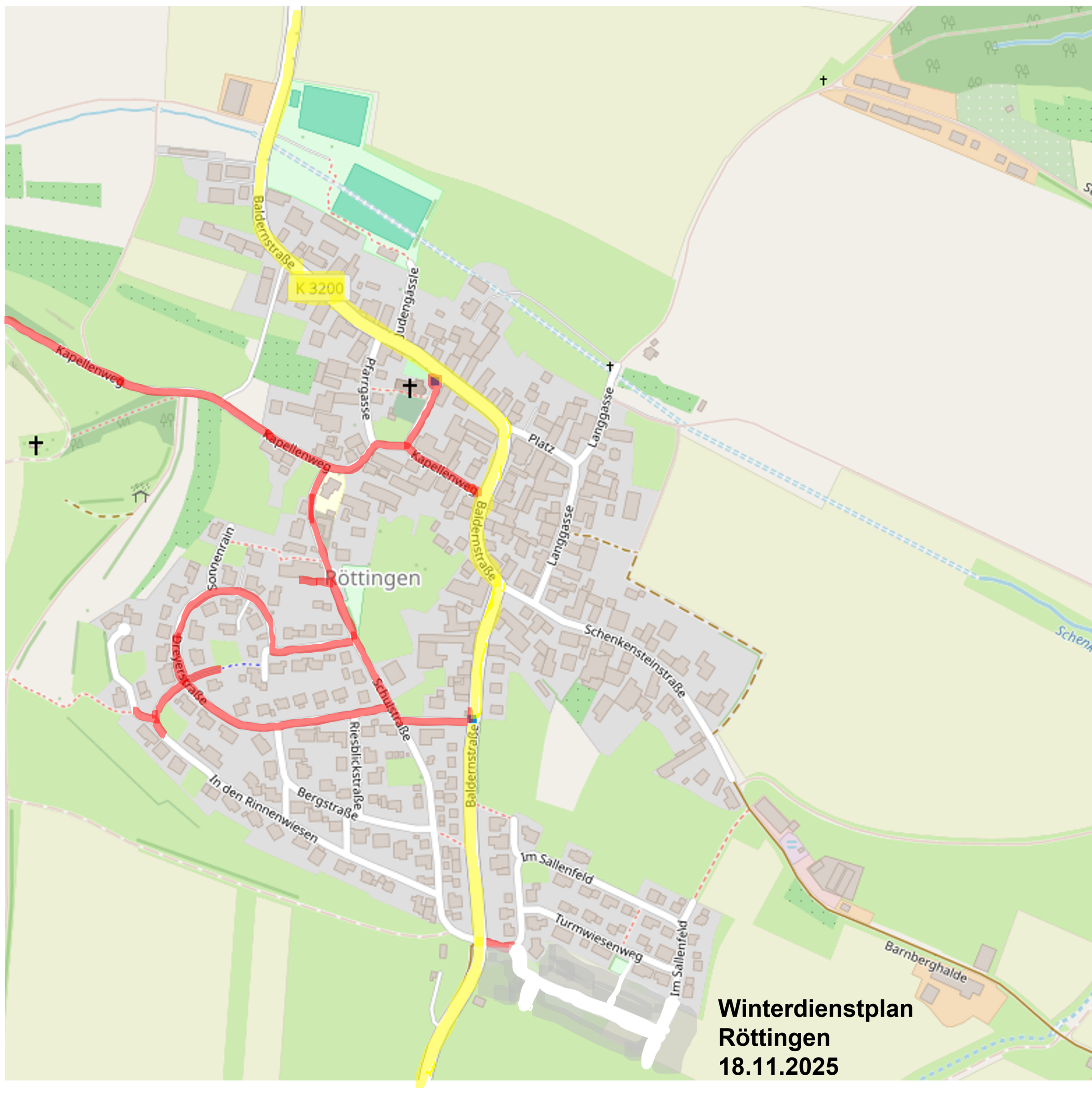 Winterdienstplan Röttingen